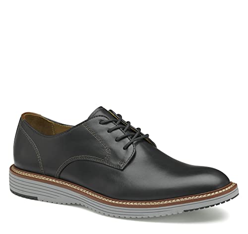 Johnston & Murphy Upton Plain Toe Men’s Shoe, Business Casual Men’s Dress Shoes, Comfortable Leather Shoes for Men