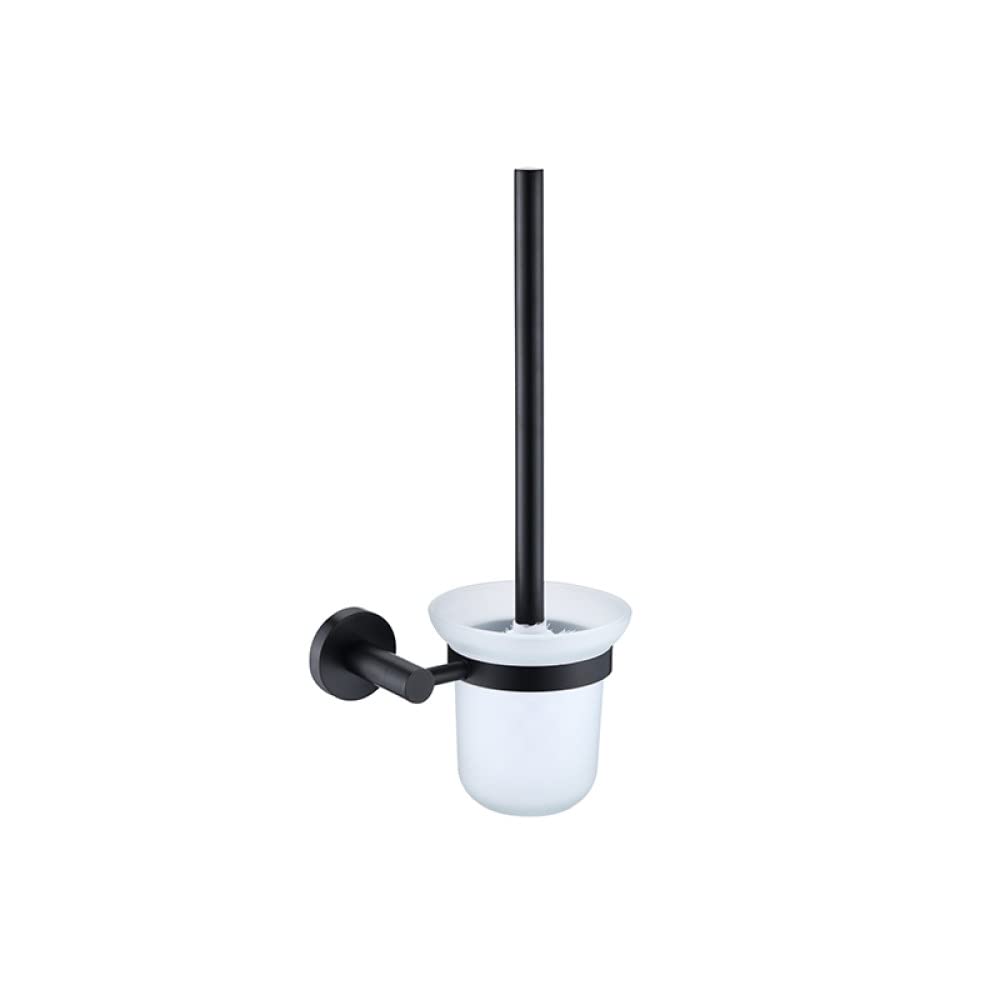 Ensemble d'accessoires de salle de bain en acier inoxydable brossé or et noir chic