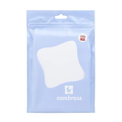 Cambrass 9073 - Body Deportivo para recién Nacidos, Talla 56 cm, Color Blanco