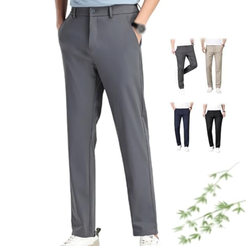Caracomfy Mens Pants, 2025 GlideActive - Men's Active Khaki Pants with Expandable Waistband