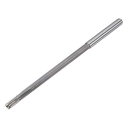 Image of sourcing map 8mm Chucking Reamer High Speed Steel Carbide Tip H7, 8" (200mm) Length Lathe Machine Reamer Straight Flute, Milling Tool for Metal Copper