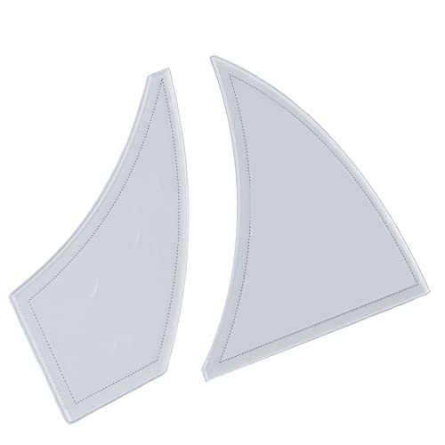 YYQTGG Quilting Rulers, 2PCS Transparent Acrylic Twisted Pinwheel Template for Cutting Cloth Quilting Rulers and Templates Motion Quilting