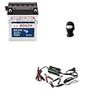 Descripción y características del producto: Batería+mantenedor de carga-carga batería 1°-BOSCH M4 F32 - Batería YB12AL-A2 12 V 12 Ah - Batería estándar, SLI -Formula tipo 12 V, 12 AH Ampería, 160 A - Diseño norm. YB12AL-A; YB12AL-A2 -Capacidad nominal 12,00 Ah - Altura con polo 162 mm - Anchura 82 mm - Longitud 136 mm - Corriente de arranque en frío (Ampere) 160 A -Circuito 0 -Tipo de polo Y6 -LCerrojo plano B00 -Tensión batería 12,0 V -Class