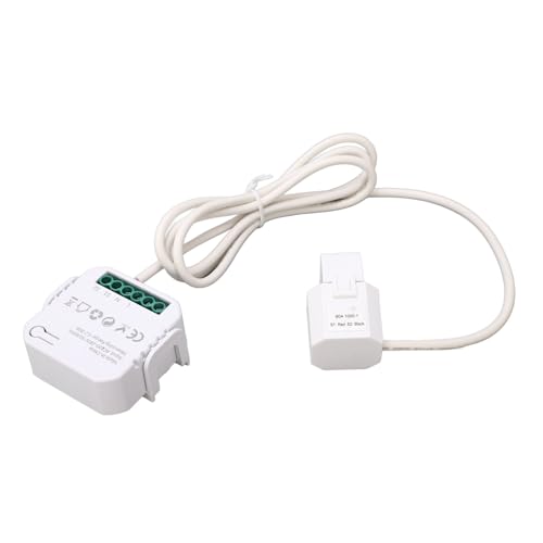 Image of Fafeicy Smart Electricity Meter WiFi Energy Monitor Clamp Real Time Power Consumption Tracking Remote Control for Home Office Energy Management
