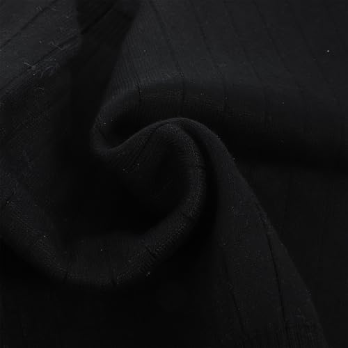 Faja lumbar térmica doble capa negra para abdomen miniatura 5