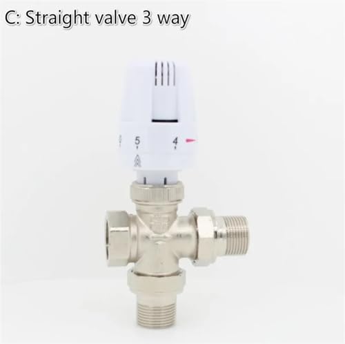 Tête vanne thermostatique DN25 laiton contre les variations de chauffage