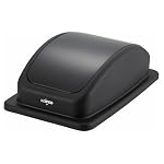 Winco Plastic Trash Can Cover, Black, 23-Inch