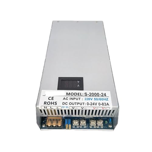 Alimentation à découpage 2000W avec écran LED pour tension ajustable 0-100V