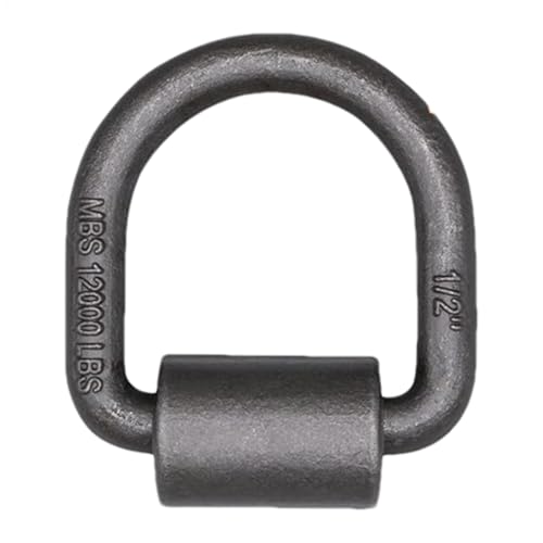 トレーラータイダウンアンカー - タイダウンストラップマウント、合金溶接鍛造 | D リング フック ベース付き 頑丈な鍛造トレーラー トラック 車両用タイダウン、頑丈な合金溶接トラック D リング ベース付き