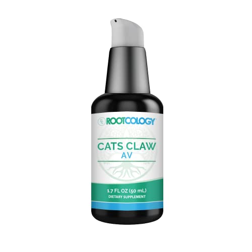 Rootcology Cat's Claw Av - Cat’s Claw Extract For Immune System Support With Lemon Balm Extract And Natural Mint Oil (1.7 Fl Oz) #TOP8