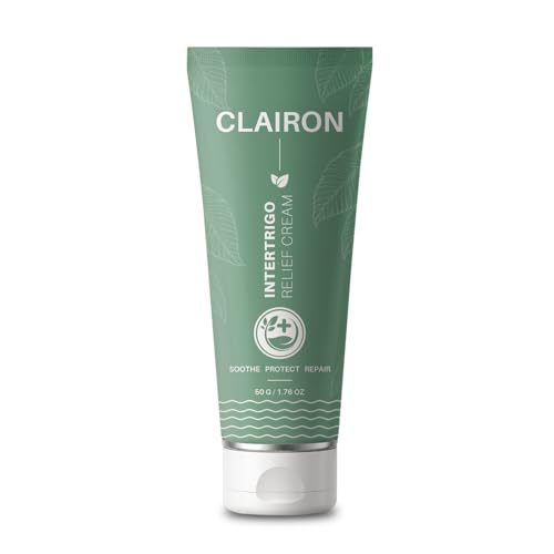 SOHOBLOO Clairon Intertrigo Skin Care Cream Anti-Chafing Barrier Cream for Skin Folds Moisture Control & Friction Protection Fast-Drying Non-Greasy Formula