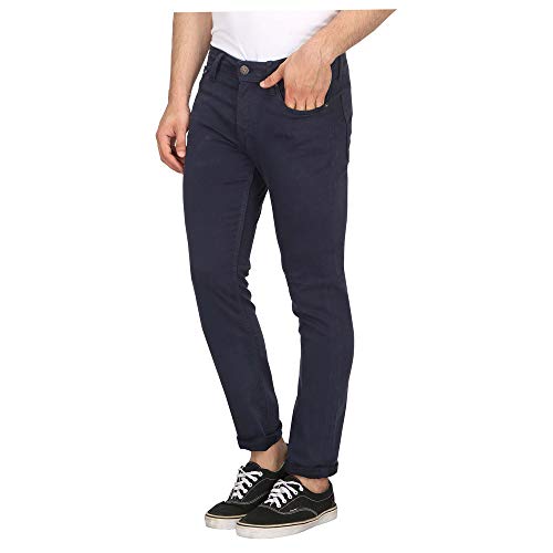 Image of JACK & JONES Mens 5 Pocket Solid Chinos