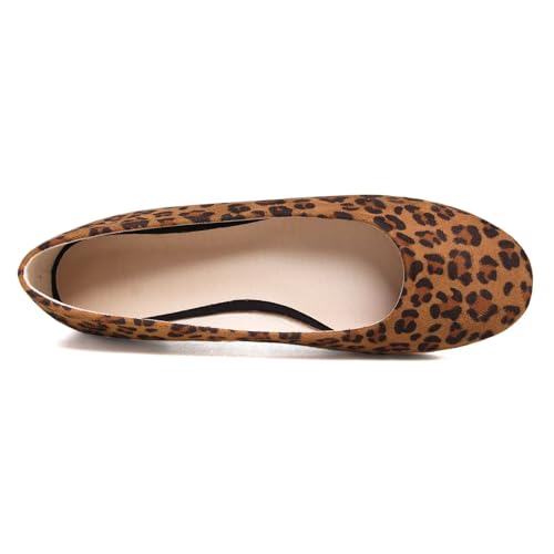 Image of Dear Time Women's Flats Comfortable Slip On Ballet Flats Soft Solid Casual Shoes