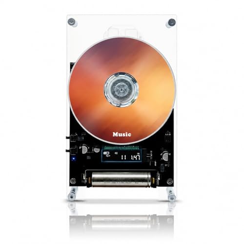 Cuifati Lecteur CD avec Cadre Photo Musical Rétro, Support Mural/Bureau à Double Usage, Compatible BT sans Fil (sans Haut-Parleur intégré), Affichage...