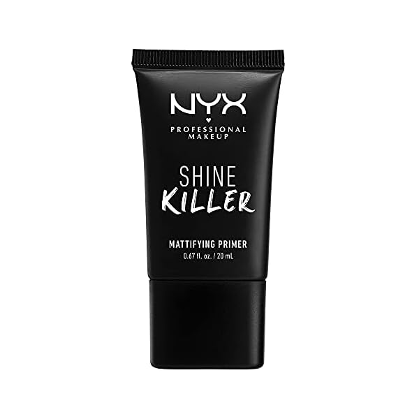 NYX-PROFESSIONAL-MAKEUP-Shine-Killer-Mattifying-Primer-Vegan-Face-Primer-Packaging-May-Vary NYX PROFESSIONAL MAKEUP Shine Killer Mattifying Primer, Vegan Face Primer Clear