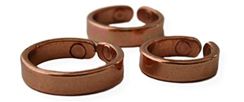 ProExl Solid Copper Magnetic Therapy Ring Lapaz with Gift Box (12.0)