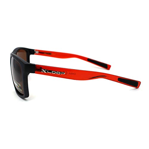 Xloop Polarized Mens Rectangular Sport Horn Rim Plastic Sunglasses3