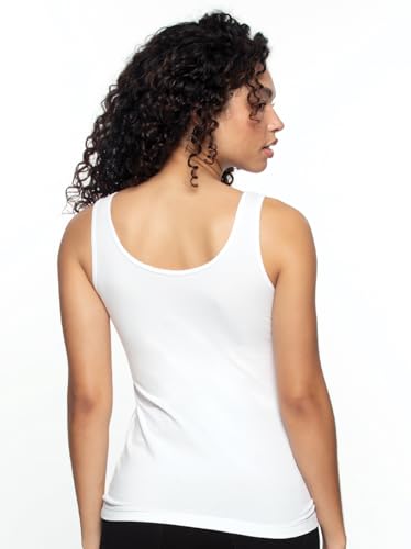 Image of Felina Reversible Cotton Womens Tank Top | 4-Pack