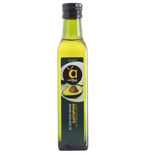 Casalbert Aceite De Aguacate. Ideal Para Cocinar A Alta Temperatura O Usar Frío En Ensaladas. Envase De Vidrio De 250 Ml