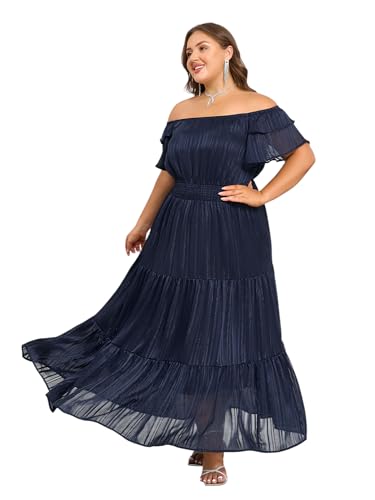 navy blue dress with black lace Isadora Dress in Navy & Black S