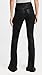 PAIGE Women's High Rise Lou Lou Jolene Pockets and Twisted Outseam Slit Jeans, Black Fog Luxe Coating, 23