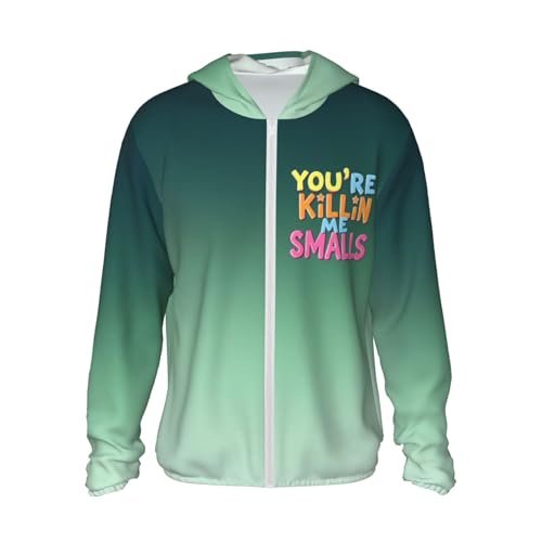 You're Killin Me Smalls Men's Sun Protection Shirts Women's Lightweight Hoodie Performance Long Sleeve SPF Uv Shirt,
