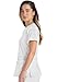 Dickies EDS Essentials Scrubs, V-Neck Womens Tops with Four-Way Stretch and Moisture Wicking Plus Size DK615, 3XL, White