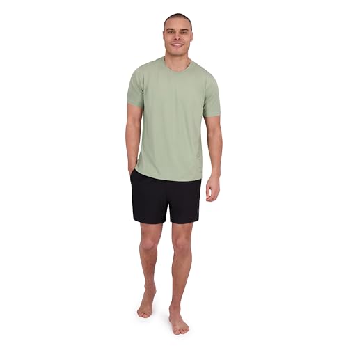 Spyder Men's Short Sleeve Rashguard – UPF+, Quick-Dry, Swim Shirt, Surfing, Hiking, Workout2