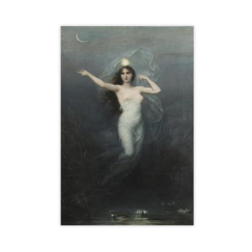 Impression sur toile moderne par Carl Schweninger pour decoration murale de chambre 30x45 cm