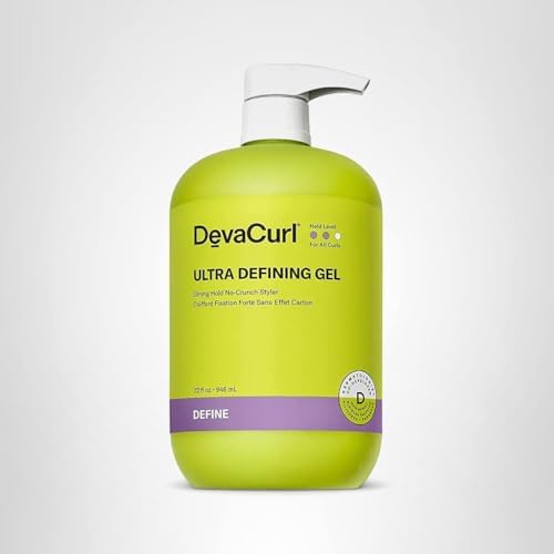 DevaCurl Ultra Defining Gel Strong Hold Non-Crunch Styler | Non-Flaking Formula | Non-Sticky