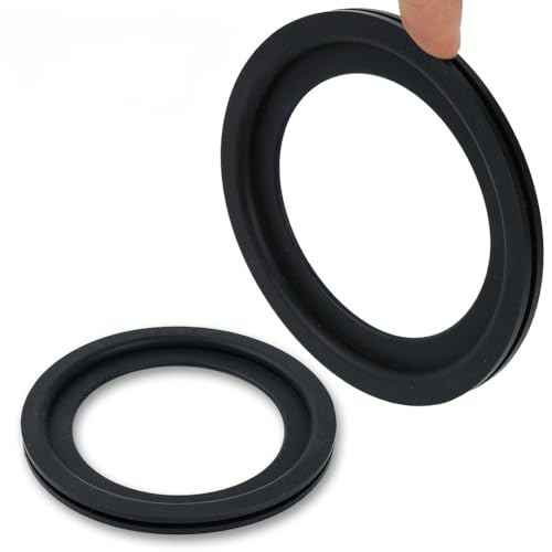 Image of EMSTAR 2PCS RV Toilet Seal,Flush Ball Seal Gasket 385311658 Replacement Kit for Dometics 300 /310 /320 RV Toilet Parts,Toilet Seal Parts Solves Camper Leakage