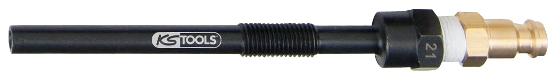 KS Tools 150.3681 Glühkerzen Adapter, M8x1,0 mit Außengewinde, Länge 120 mm