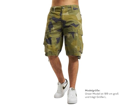 Image of Men's Utility Cotton Vintage-Style Lightweight Breathable Multi Pocket Casual Outdoor Cargo Shorts