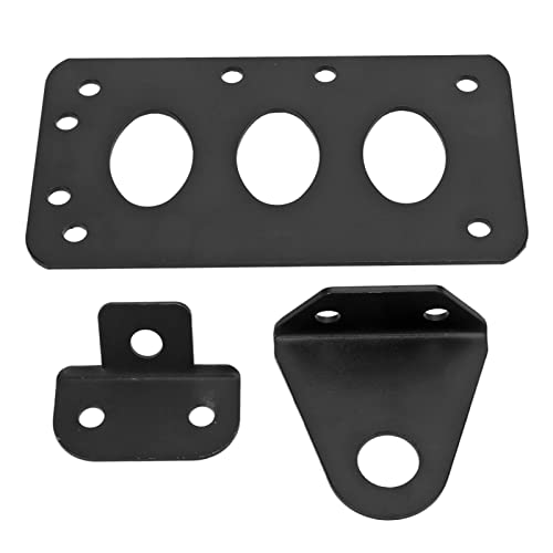 Support Plaque Montage Latéral et Support Feu Stop Universel Moto pour Épurer l'Arrière Iron 883