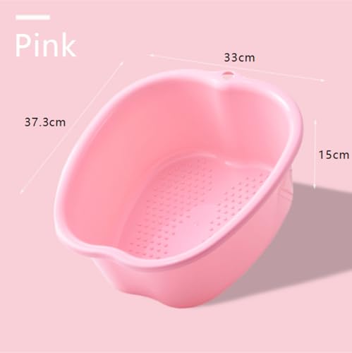 Balde de baño de pies de plástico reforzado rosado miniatura 2