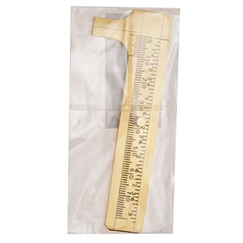 Calibrador de latón Beadaholique con regla en mm y pulgadas miniatura 3