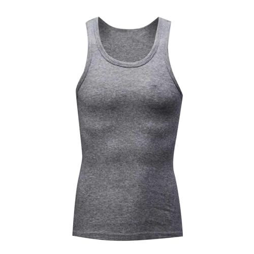 3 Pack Mens Muscle Tank Tops Workout Sleeveless Cut Off T-Shirt Casual Gym Athletic Scoop Nekc Tops Fitness Undershirt2