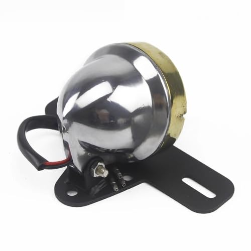 Freno luces trasero 12V para motocicletas vintage Dyna Bobber Chopper 5
