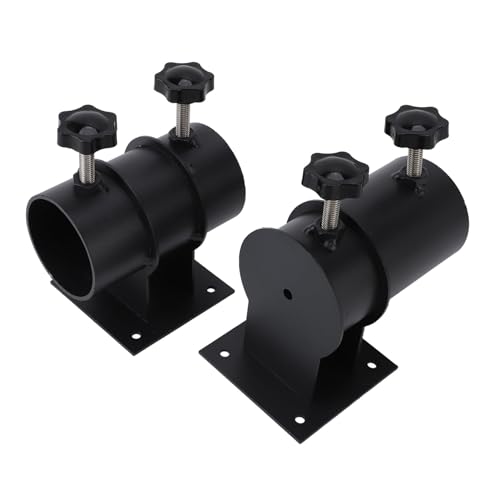 Patio Umbrella Base, Carbon Steel Patio Umbrella Holder, Outdoor Deck Umbrella Mount, Metal Deck Mount Umbrella Stand Outdoor Umbrella Mount Bracket for Deck Railings