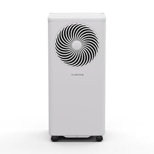 KLARSTEIN Aire Acondicionado Portátil, 7,000 BTU, 3 en 1: Enfriador, Deshumidificador y Ventilador, Control por App y Voz, Clase A, Refrigerante R290, para Habitaciones de hasta 25 m², Blanco