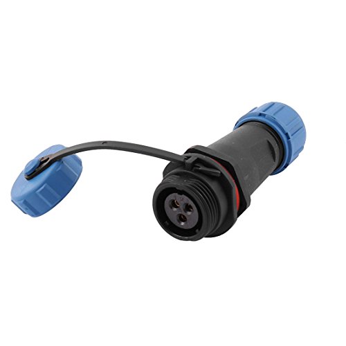 Conector aviación Aexit SP1311/S 3 terminales azul negro miniatura 3