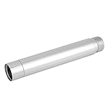 Shower Extension Tube Stainless Steel Round Shower Pipe Chrome Plating Handheld Shower Head Extender...