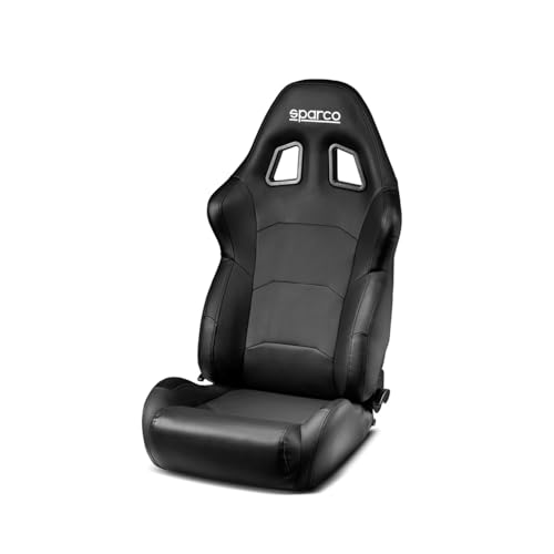 Sparco Sportsitz R500 Torino - Schwarz Skai - Verstellbar