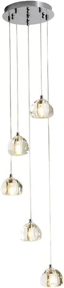 Suspension crystal glass Meteor pour un éclairage de salon luxueux