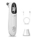 HOVCEH Ohrthermometer Hund, Fieberthermometer Hund mit LED Anzeige, 12,8 * 3,9 cm Tragbares Fieberthermometer Ohr, Fiebererkennung für Katzen, Hunde, Kühe, Ferd(Weiß)