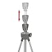 T-SIGN Reinforced Block Adjustable Tripod X Banner Stand, 23 x 63 to 32 x 78 Inch, Portable Travel Bag, Bigger, More Adaptable, Trade Show Exhibition