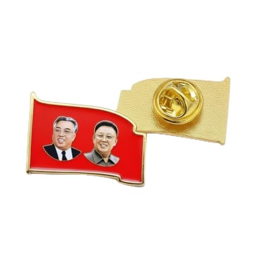 北朝鮮 ピン バッチ バッジ 金正日 キム・ジョンイル 金日成 キム・イルソン 金正恩 キム ジョンウン ミサイル 記念 勲章 肖像 国章 グッズ プレゼント 大人 政治 拉致 本 映画 歴史 North Koreaのサムネイル