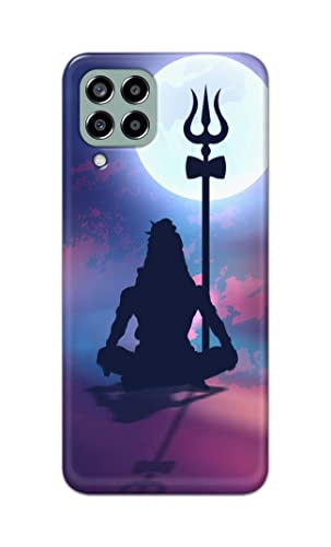 Image of Printed Hard Back Cover Case for Samsung Galaxy M33 5G Back Cover (Lord Shiva) -702