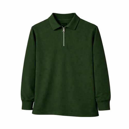 Image of Mack Jonney Men's Premium Ribbed Half-Zip Polo T-Shirt | Long Sleeve Soft Stretch Fabric | Stylish Casual & Smart Wear Top-M6814