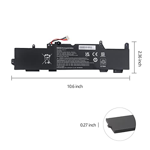 Wikinu 50Wh SS03XL 933321-855 batteria per Hp